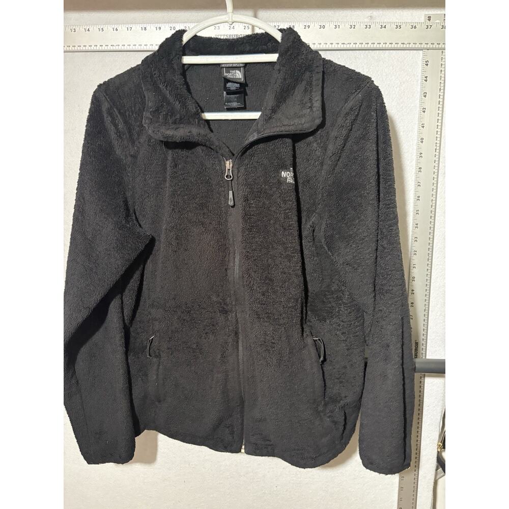 The North Face Wmns Zip Up Jacket Size Large Blk